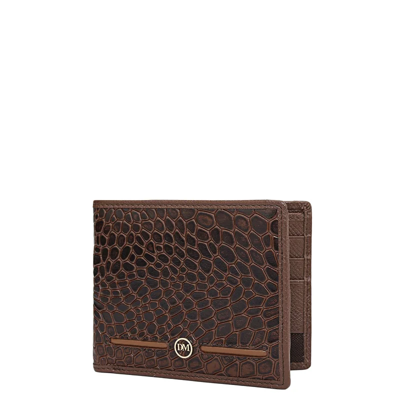 دا ميلانو Date Bifold Leather Mens Wallet